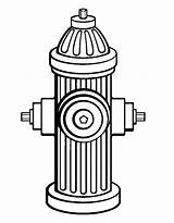 Fire Hydrant Coloring Page sketch template