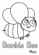 Bumblebee Printable Coloring Pages sketch template