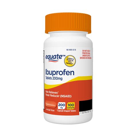 Buy Equate Ibuprofen Tablets, 200 mg, Pain Reliever and Fever Reducer ...