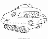 Gup X Ship Octonauts Coloring Page For Kids  Free Printable sketch template