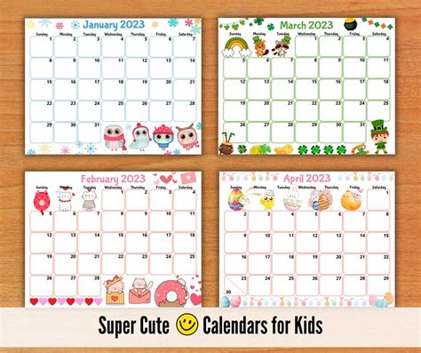 2023 printable calendars - 2023 cute printable calendars for moms imom ...