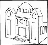 Synagogues Coloring Pages For Kids Sketch Page sketch template