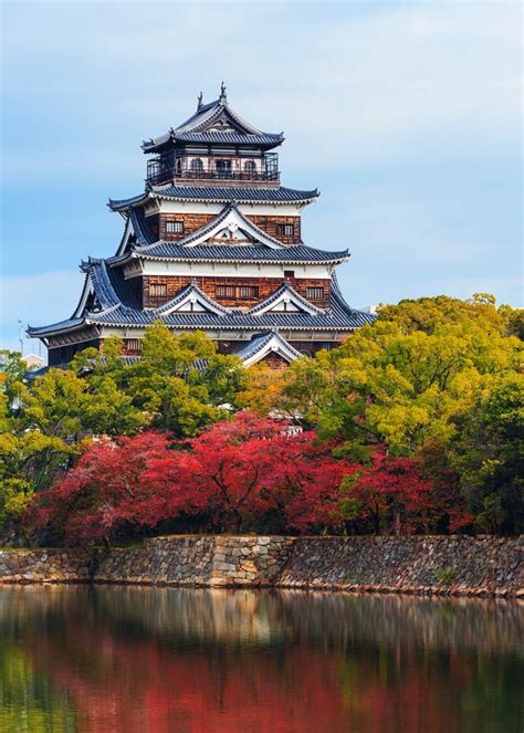 Hiroshima castle stock photo. Image of hiroshimajo, sightseeing - 36105442