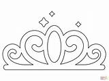 Coloring Pages Of Princess Tiaras sketch template