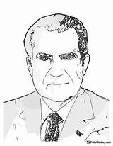 FotoMedley  Free Coloring Sheets Presidents sketch template