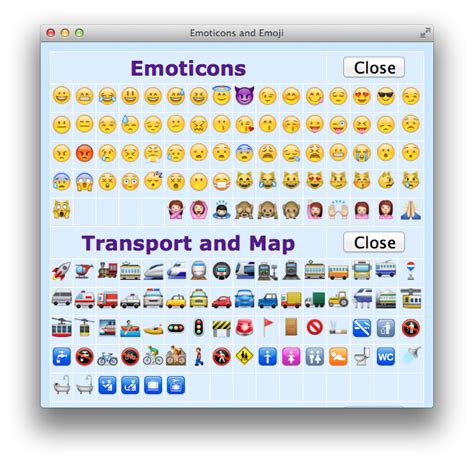 Emoticons List For Android