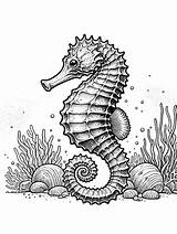Seahorse Coloring Pages  Free Printable And Easy To Print Sheets sketch template