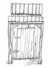 Hillbilly Clipart rustic Pictures Shacks & Primitive Art sketch template