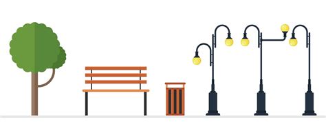 Park elements isolated | Elements illustration, Graphic design branding ...