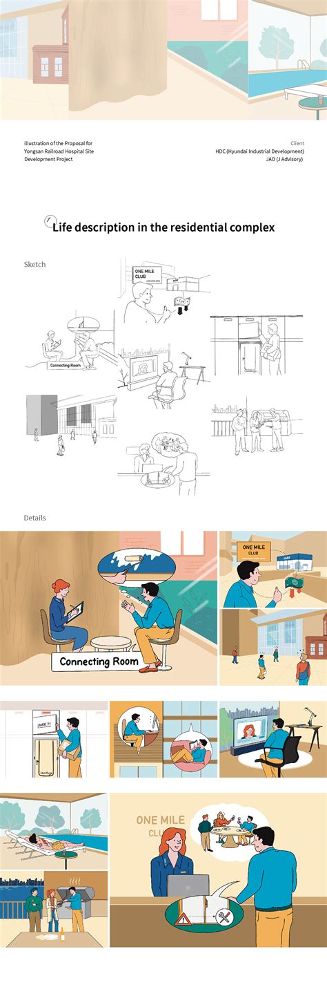 Illustration for HDC Site Development Project on Behance