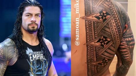 WWE's Roman Reigns Reveals Huge New Tattoo