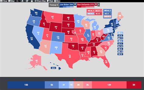 My prediction for a 2024 US presidential election electoral college map ...