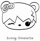 Omelet Omelette Pan Coloring Authors Child Pages Template Sketch  sketch template