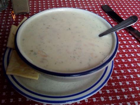 The best Clam Chowder in the world! At The Black Pearl in Newport, Rhode Island. My first job ...