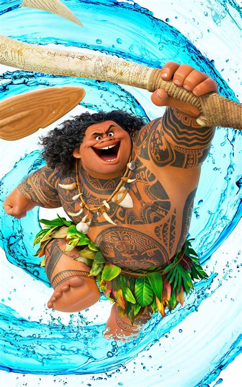 800x1280 Dwayne Johnson As Maui Moana Nexus 7,Samsung Galaxy Tab 10,Note Android Tablets HD 4k ...