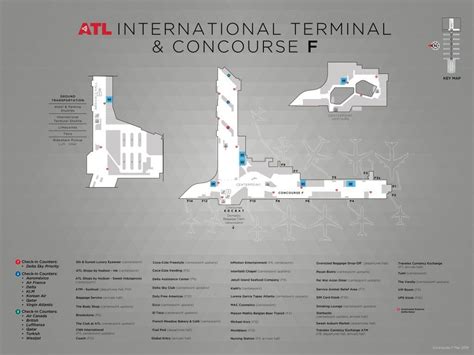 Atl International Airport Map Atl International Airport Map - Vrogue