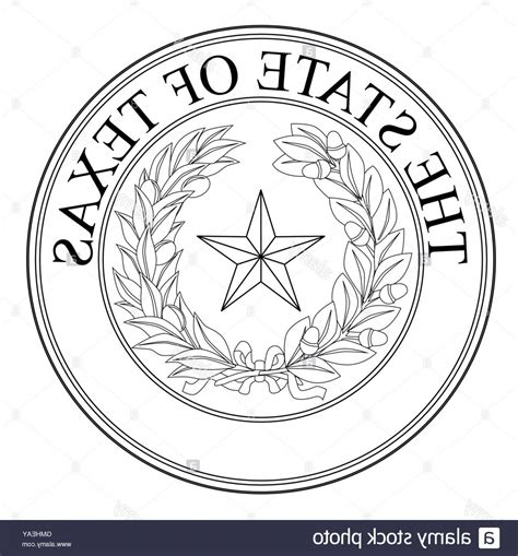 Printable Texas State Seal - Printable Templates