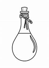 Magic potion  Coloring Page sketch template