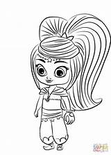 Leah From Shimmer And Shine coloring Page  Free Printable Coloring Pages sketch template