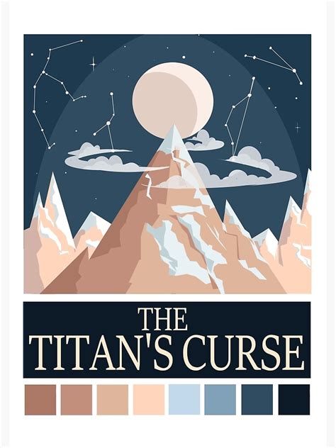 "Percy Jackson The Titan's Curse" Poster for Sale by dinevity | Redbubble