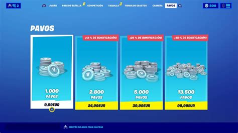 Qué son y cómo comprar paVos en Fortnite battle royale