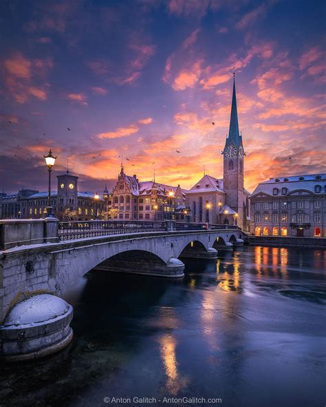 Magical sunset in Zurich, Switzerland X-T3 10-24 f4 [OC] : r/fujifilm