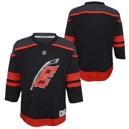 Carolina Hurricanes TODDLER Black Replica Home Jersey - Detroit Game Gear