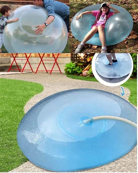 Amazon.com: 2PCS Toddler Outdoor Toys Reusable Water Bubble Balls Toy ...