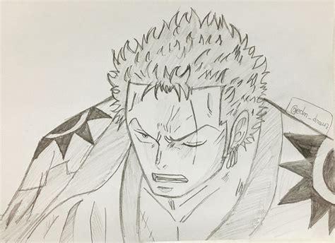 My Zoro drawing : r/OnePiece