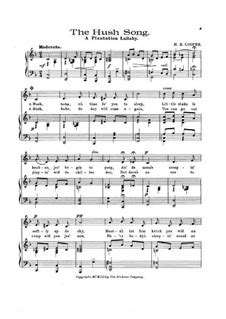 The Hush Song by M.B. Cooper - sheet music on MusicaNeo