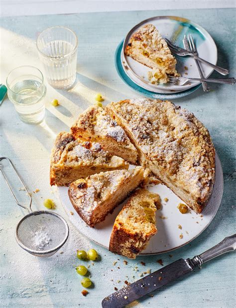 Gooseberry crumble cake recipe | Sainsbury`s Magazine | Recipe | Gooseberry recipes, Crumble ...