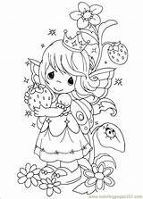Coloring Pages 001 Cartoons > Precious moments  Free Printable sketch template