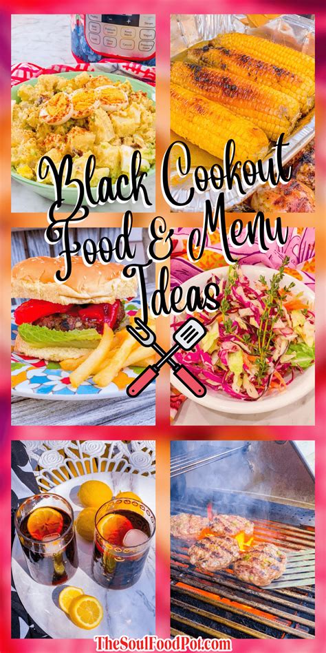 The Best Black Cookout Food Menu Ideas & Recipes | Recipe | Cookout ...