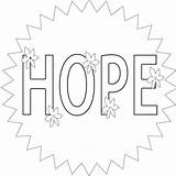 Printable Hope Coloring Pages  Coloring coloring sketch template