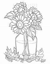Sunflower Printable Coloring Pages sketch template