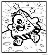 Funny Cartoon Character Coloring Pages sketch template