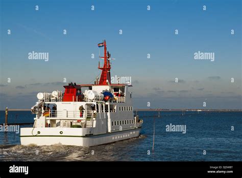 Ferry to spiekeroog Stock Photo - Alamy