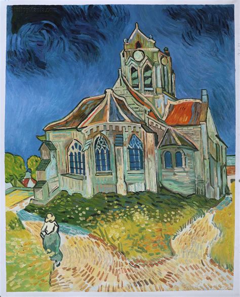 The Church at Auvers-sur-Oise | Pinturas de van gogh, Cuadros de van ...