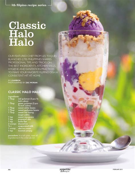 Classic Halo Halo Recipe | LTB Chefs Phils