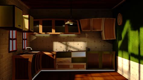 Kitchen Free 3D Model - .3ds .obj .blend .fbx .mtl - Free3D
