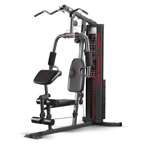 Marcy Dual-Functioning Full Body 150lb Stack Home Gym Workout Machine ...