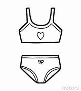 Underwear Coloring Pages sketch template