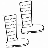 Winter Boots Coloring Pages  sketch template