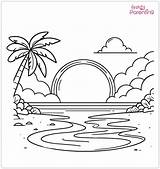 25 Beach Coloring Pages – Free Printable Sheets And Images For Kids  sketch template