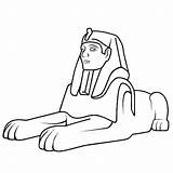 Printable Sphinx sketch template