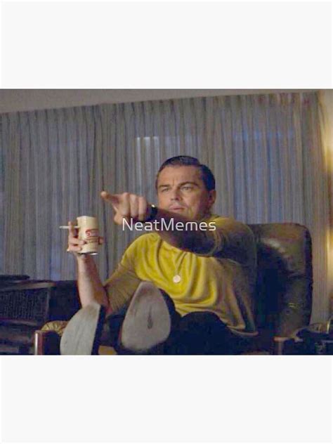 "Leo Pointing Meme" Photographic Print for Sale by NeatMemes | Redbubble