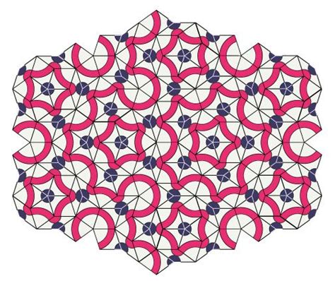 Mathematics and Art - A Penrose Tiling "The... - MATHEMATICS & NATURE A Penrose tiling is a non ...