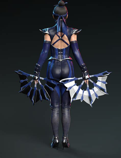 ArtStation - MORTAL KOMBAT 11 Kitana - Default Outfit | Resources