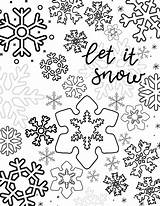Let It Snow Coloring Page Download Printable PDF  Templateroller sketch template
