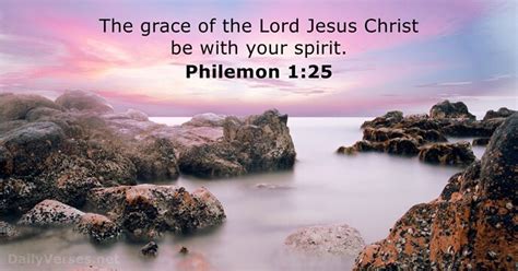 Philemon 1:25 - Bible verse - DailyVerses.net